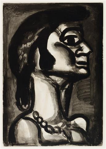 GEORGES ROUAULT Three aquatints from Miserere.